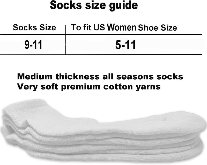 Glory Max 6 Pairs Women Ankle Socks Cotton Solid Color with Cushion for Athletic Running - Image 3